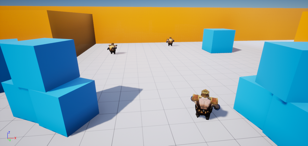 Scene Capture with 3 Enemies